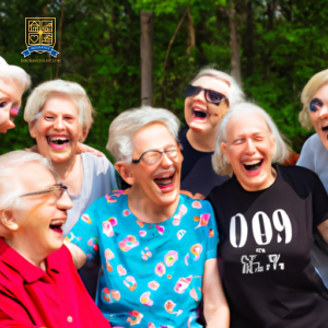 An image of a diverse group of elderly individuals smiling and enjoying various activities, symbolizing peace of mind and security provided by top long-term care insurance companies