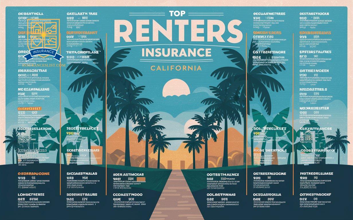 Top Renters Insurance Quotes in California